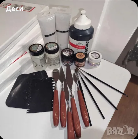 Продавам комплект за рисуване, купен от Idea Hobby. Всичко е запазено, платната са чисто нови , снимка 2 - Изкуство, музика, кино и фотография - 56218956