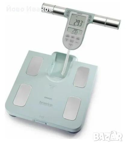 Omron BF-511 Дигитална Кантар С анализ на мазнини в Тюркоазен цвят