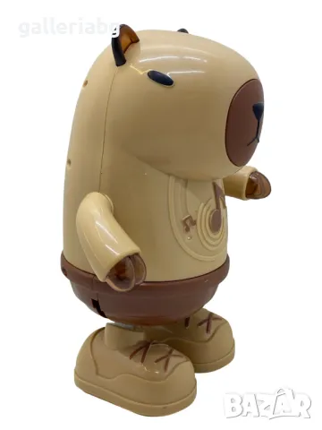 Танцуваща капибара с музика и светлини – интерактивна играчка на батерии, снимка 5 - Музикални играчки - 49115912