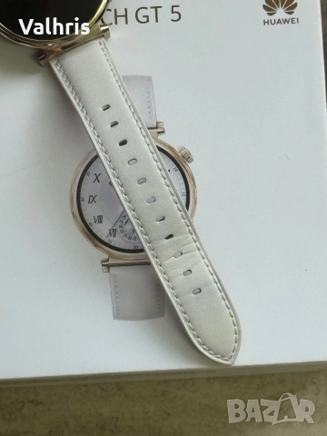 КАТО НОВ! Huawei Watch GT 5 41mm White Learher, снимка 5 - Смарт часовници - 52646703