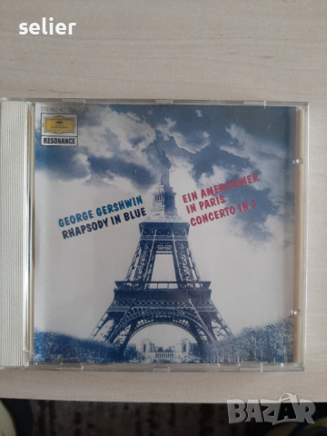GEORGE GERSHWIN-RHAPSODY IN BLUE-оригинален диск-10лв, снимка 1 - CD дискове - 36526676