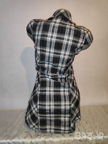 Риза- рокля каре Clockhouse р-р S 100 % памук, снимка 6 - Рокли - 42504356