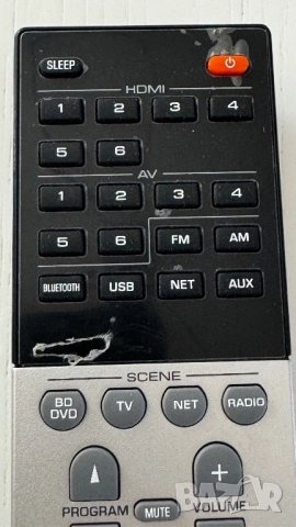 Дистанционно RAV546 за ресийвър Yamaha, снимка 3 - Дистанционни - 52788253