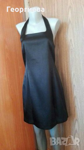 Изискана плътна черна рокля ПРОМОЦИЯ👗🍀M/L,L👗🍀арт.1068