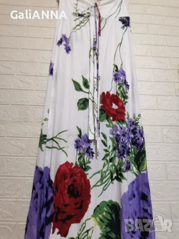 ДЪЛГА СТРАХОТНА ЛЯТНА РОКЛЯ РАЗМЕР L-XL