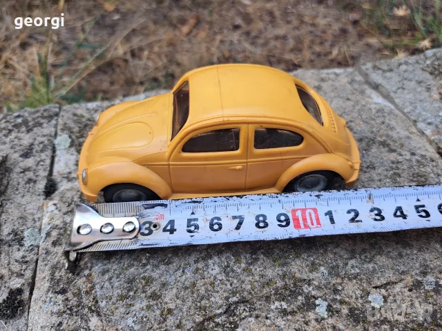 ретро играчка VW Beetle с механизъм, снимка 8 - Колекции - 56041090