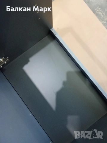 Комплект Шкаф за баня + Мивка Tiny 45 см – Антрацит , снимка 5 - Шкафове - 54156461