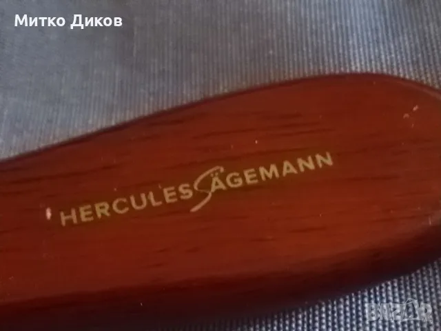 Четка за коса маркова на Hercules & Sägemann  естествен косъм тясна, снимка 2 - Аксесоари за коса - 48912350