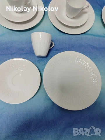 Порцеланов сервиз Hutschenreuther Serie Exzellent weiss, снимка 6 - Сервизи - 53329937