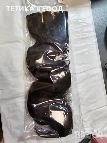 Дълги вълнообразни екстеншъни за коса с щипки за жени, снимка 15 - Аксесоари за коса - 50977841