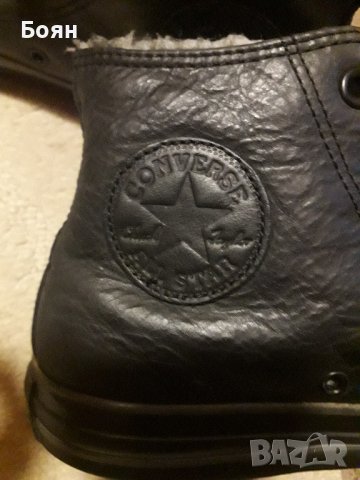 Мъжки кожени кецове Converse, снимка 2 - Кецове - 42829165