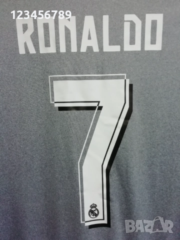 Real Madrid Cristiano Ronaldo Adidas оригинална тениска фланелка Реал Мадрид Роналдо , снимка 3 - Тениски - 52530293