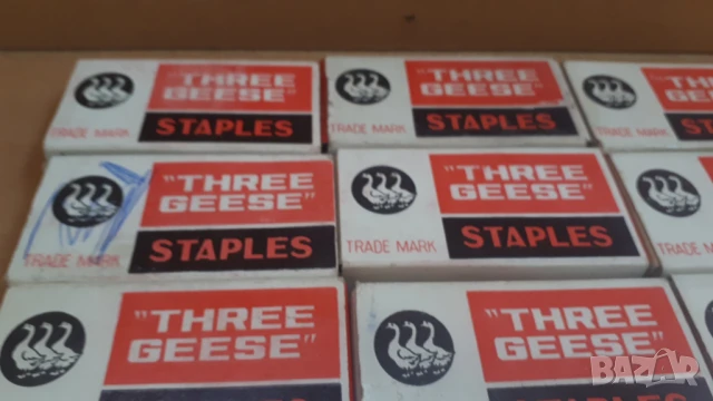 Кламери/телбоди Three Geese Staples Китай, снимка 4 - Други - 51139780