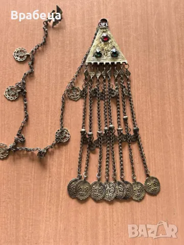 Възрожденски сребърен накит. Косичник, снимка 7 - Антикварни и старинни предмети - 50412551