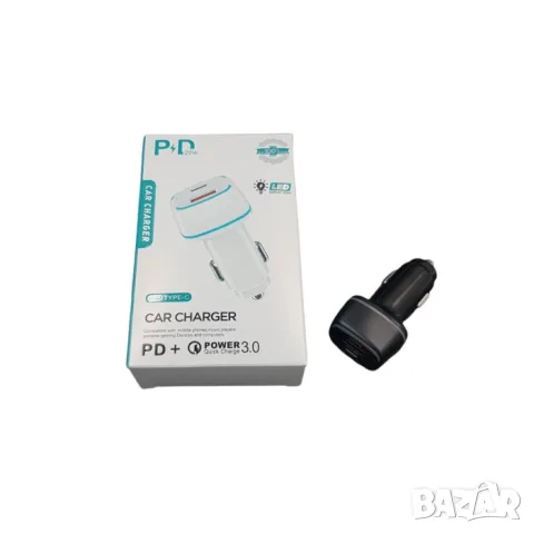 Автомобилен адаптер с Type-C и QC 3.0, снимка 2 - Аксесоари и консумативи - 55863707