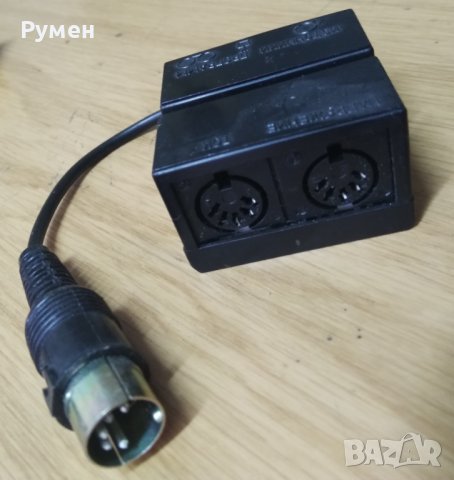 Аудио кабел 5 мъжко и женско към 2 петици