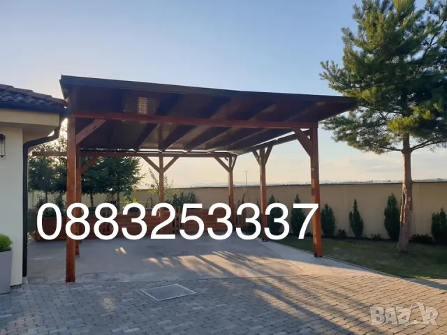 Изграждане на дървени навеси Покриви с гаранция Ремонт на покриви и хидроизолации, снимка 5 - Ремонти на покриви - 49818413