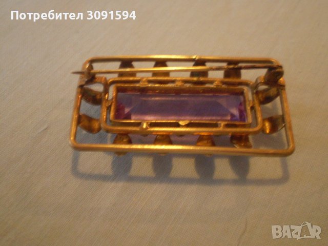 Антична  брошка - арт деко, снимка 9 - Антикварни и старинни предмети - 37513400