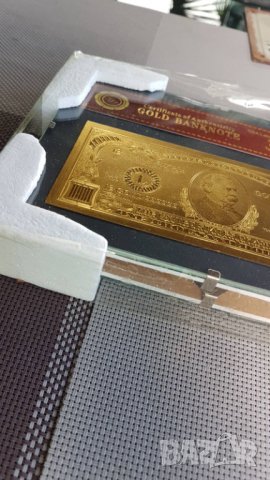 Позлатени долари в стъклена рамка , снимка 8 - Декорация за дома - 29088317
