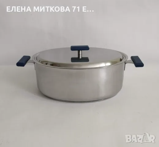 Маркова френска масивна стоманена овална тенджера/тава/гювеч+индукция