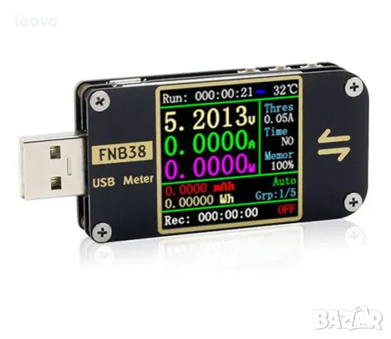 Професионален USB тестер  FNIRSI FNB38.  Българско ръководство