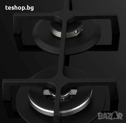 Газов плот Whirlpool AKT 627/NB, 59 см - черно стъкло, снимка 6 - Котлони - 52980437