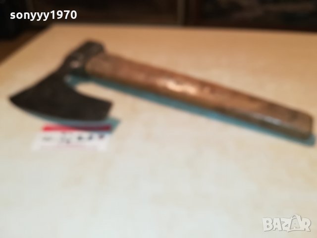 СТАРА БРАДВА КЪСА ДРЪЖКА 40Х17СМ 2101222050, снимка 6 - Антикварни и старинни предмети - 35516746