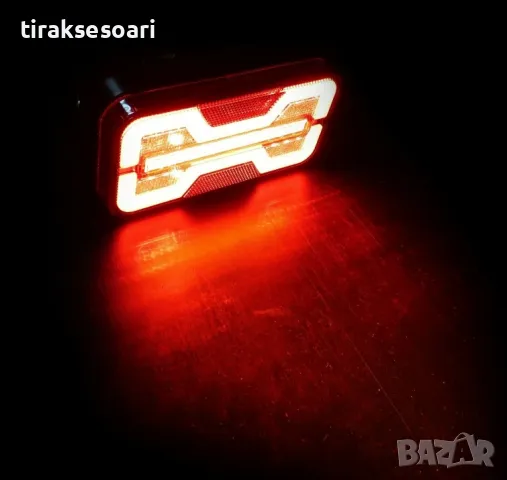 Комплект LED Стопове 18 см с динамичен мигач за ремарке бус каравана, снимка 9 - Аксесоари и консумативи - 48305208