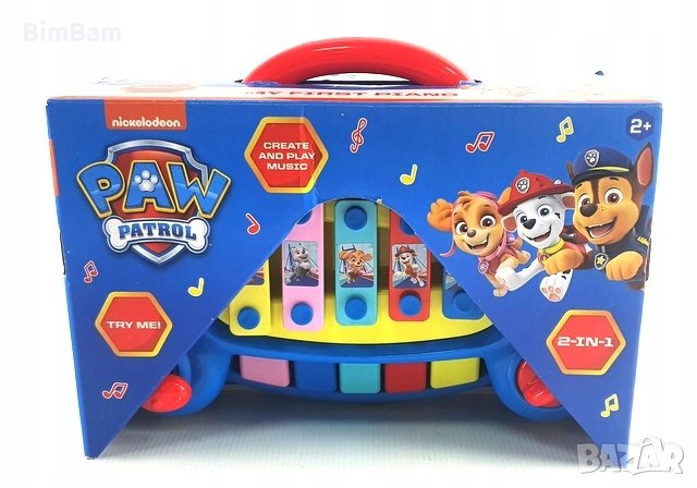 Музикална играчка пиано - чинели Рaw Patrol / Nickelodeon, снимка 1 - Музикални играчки - 38457862