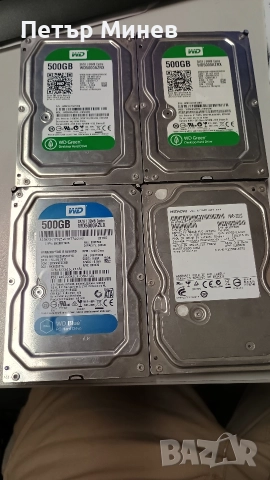 4 бр. Хард дискове HDD по 500GB, Hitachi, снимка 4 - Твърди дискове - 52120730