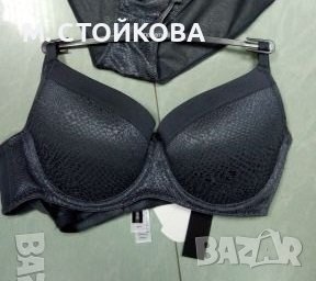 сутиен от Marie Meili - 80Д  - цвят графит 