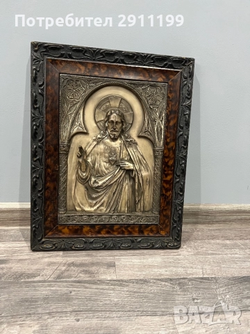 Метална икона на Исус, снимка 7 - Икони - 52108147