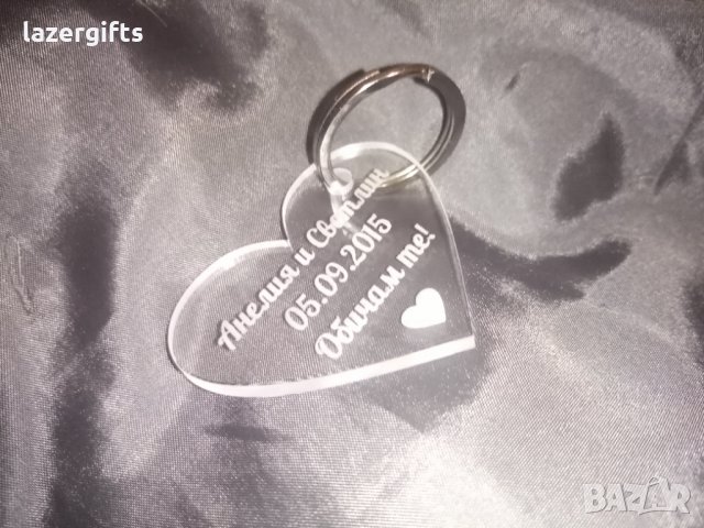 Ново! 2 бр. Ключодържатели "Сърца", снимка 3 - Други - 32207997