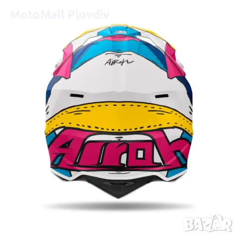 Каска Airoh Wraaap Paint Matt, снимка 3 - Аксесоари и консумативи - 48786333