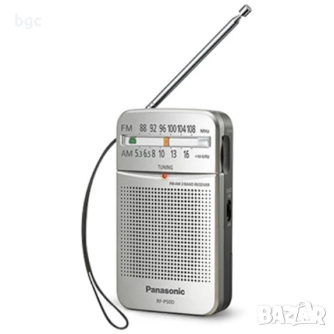 Портативно радио Panasonic RF-P150DEG-S, Сребрист - 24 месеца гаранция