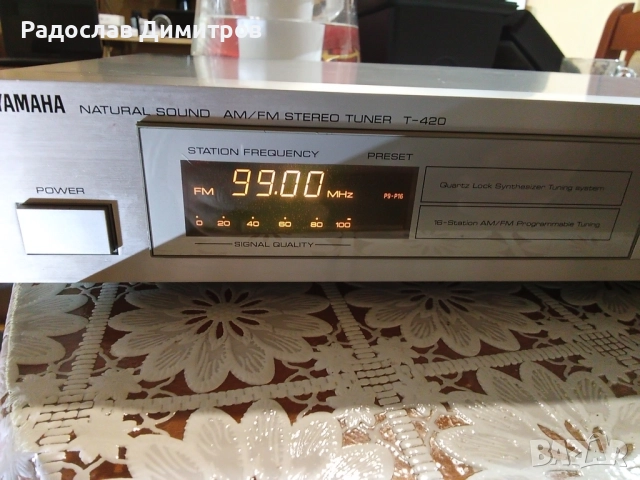 Тунер Yamaha T-420, снимка 4 - Ресийвъри, усилватели, смесителни пултове - 52319060
