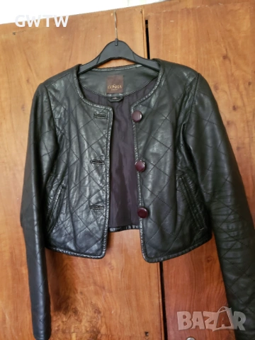 Vero Moda, късо яке естествена кожа, снимка 3 - Якета - 54315687