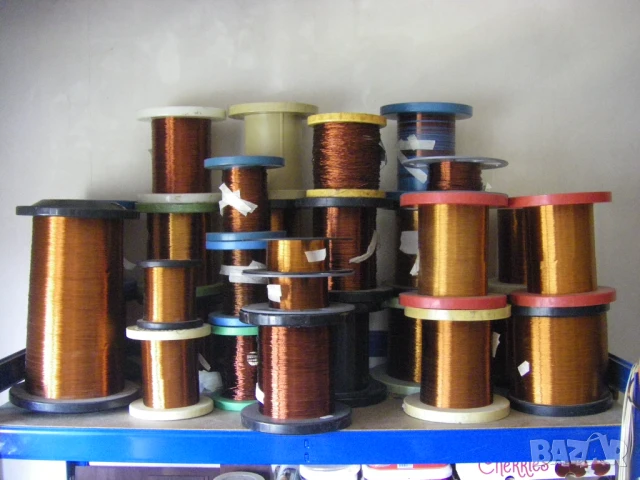 Емайлиран, намотъчен, бобинажен проводник ПЕТ-2F, снимка 3 - Друга електроника - 47548205