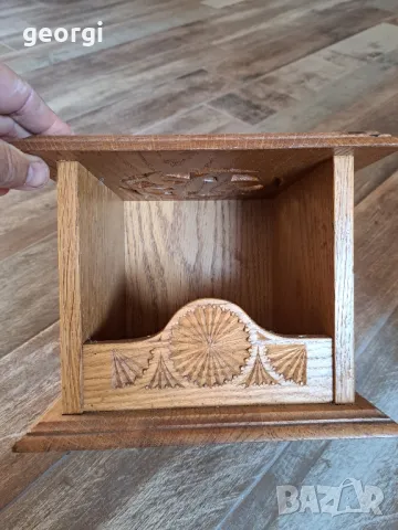 Стара холандска резбована мебел, отоплител за крака , снимка 7 - Антикварни и старинни предмети - 47701433