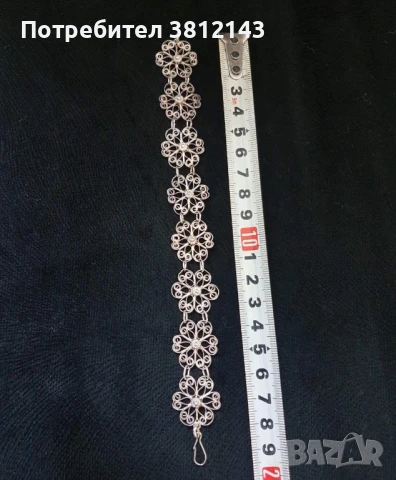 Сребърна гривна на цветя
Филигран
, снимка 2 - Гривни - 50738368