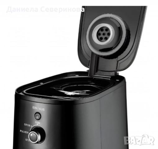 Компактна електрическа машина за приготвяне на кафе с устройство за смилане, снимка 4 - Кафемашини - 49171120