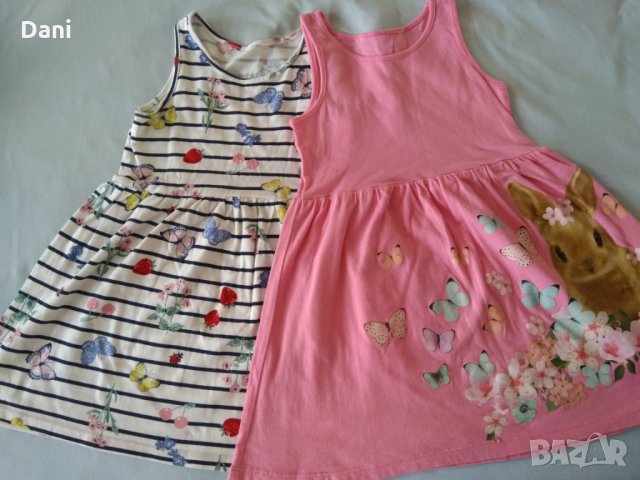 Две рокли 👗 110 см, двете за 9 лв, снимка 2 - Детски рокли и поли - 29594158