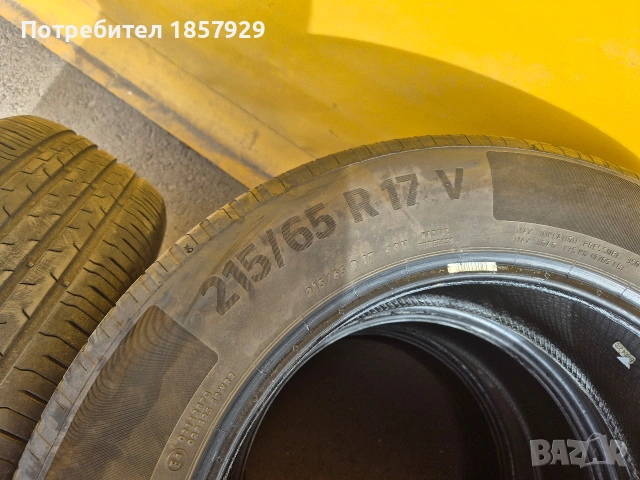 215/65R17 ленти Continental, снимка 4 - Гуми и джанти - 54219702