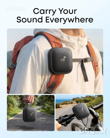 Преносим Bluetooth високоговорител Soundcore Boom Go 3i от Anker, 15W, BassUp 2.0, Bluetooth 6.0, снимка 4 - Bluetooth тонколони - 53924224