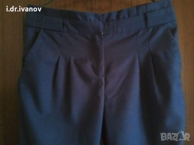 Тъмносин панталон лек потур размер М, снимка 3 - Панталони - 30065884