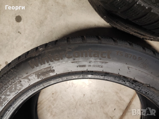 2бр. зимни гуми 245/45/18 Continental, снимка 4 - Гуми и джанти - 52422049