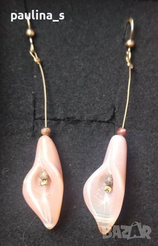 Vintage / Два броя обеци / Много рядка находка / Висящи сребърни обеци , снимка 4 - Обеци - 40827827