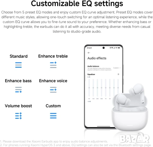 Безжични слушалки Xiaomi Redmi Buds 8 Lite Нови - неразпечатани, снимка 3 - Bluetooth слушалки - 54019417