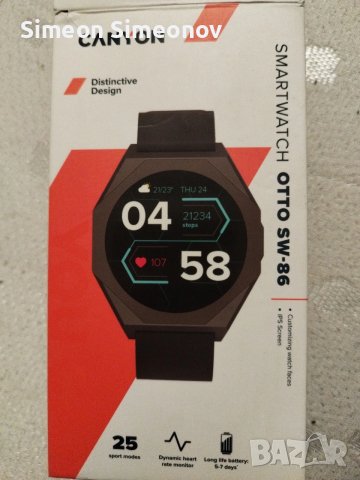 smartwatch canyon otto sw-86,mnogo zapazen s zarqdno