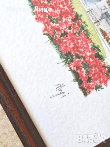 Стара Италианска Картина "Рим- Олтарът на Родината", снимка 3 - Картини - 51497756